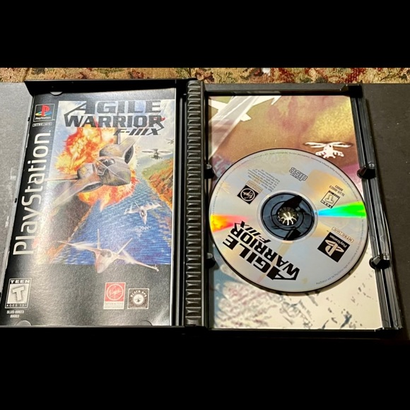 AGILE WARRIOR F-lllX for PS1--Like New - Picture 4 of 4